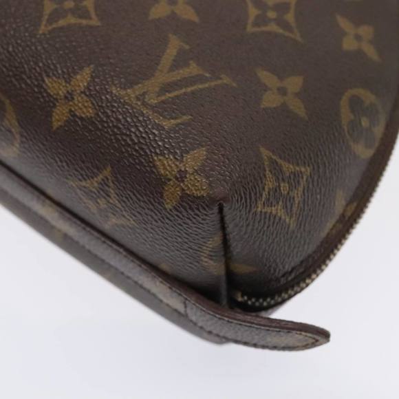 LOUIS VUITTON Monogram Trousse Demi Ronde Cosmetic Pouch M47520 LV Auth 90360 - Picture 7 of 16